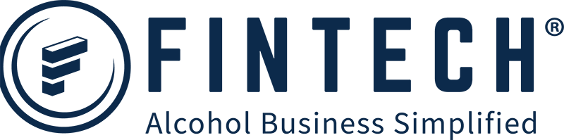 Fintech Blue Logo Alcohol Business Simplified