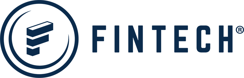 Fintech Logo Horizontal Blue