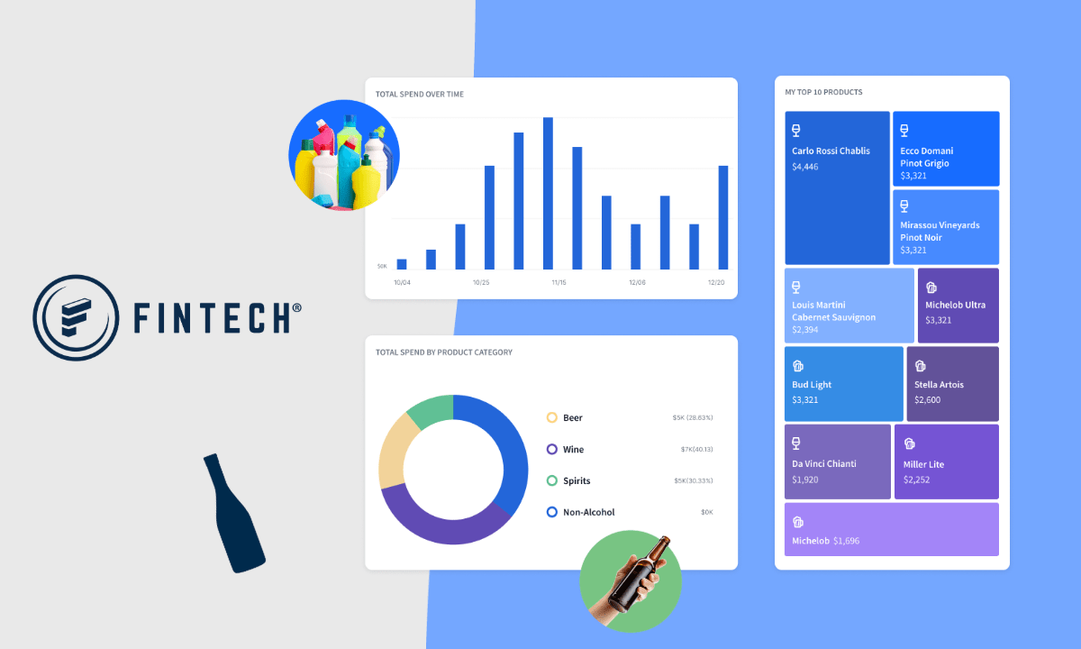 Fintech's Spend Overview provides detailed insights into purchasing behaviors.,